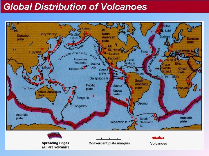 Global Distribution of Volcanoes 