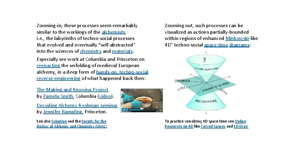 Zooming-in, these processes seem remarkably similar to the workings of the alchemists, i. e.