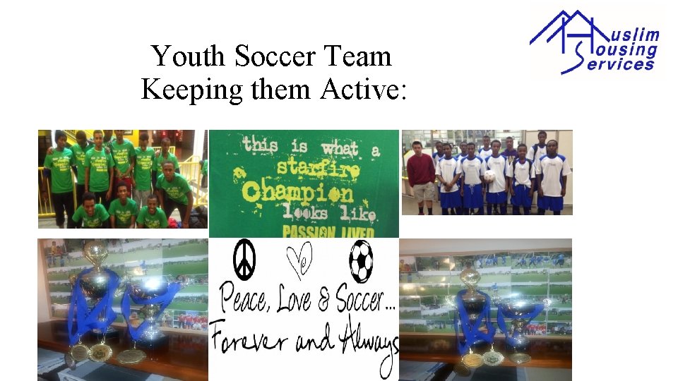 Youth Soccer Team Keeping them Active: 