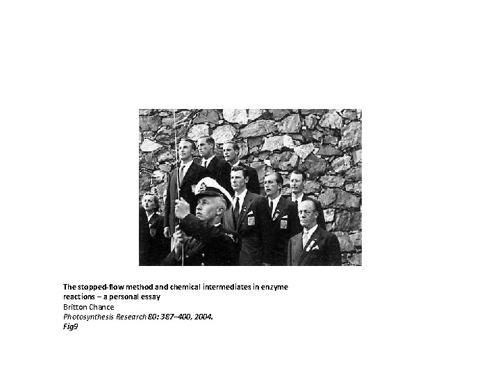 The stopped-flow method and chemical intermediates in enzyme reactions – a personal essay Britton The stopped-flow method and chemical intermediates in enzyme reactions – a personal essay Britton