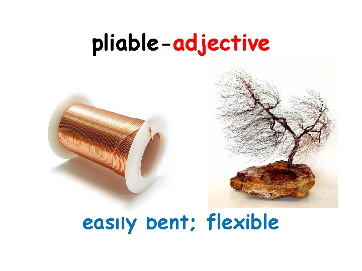 Pliable Image Example Vocabulary Review words units 1 5 ambidextrousadjective able