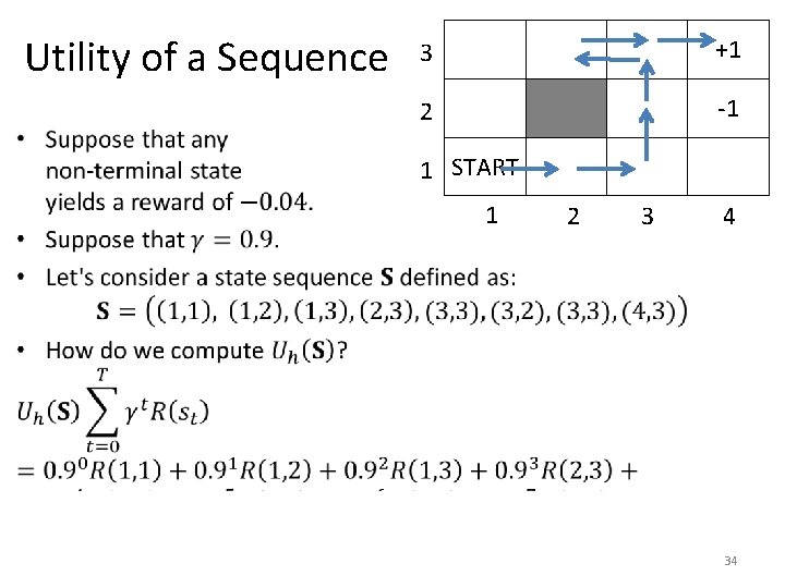 Utility of a Sequence • 3 +1 2 -1 1 START 1 2 3