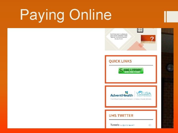 Paying Online 