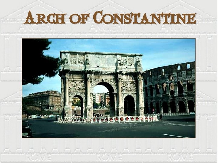 Arch of Constantine 