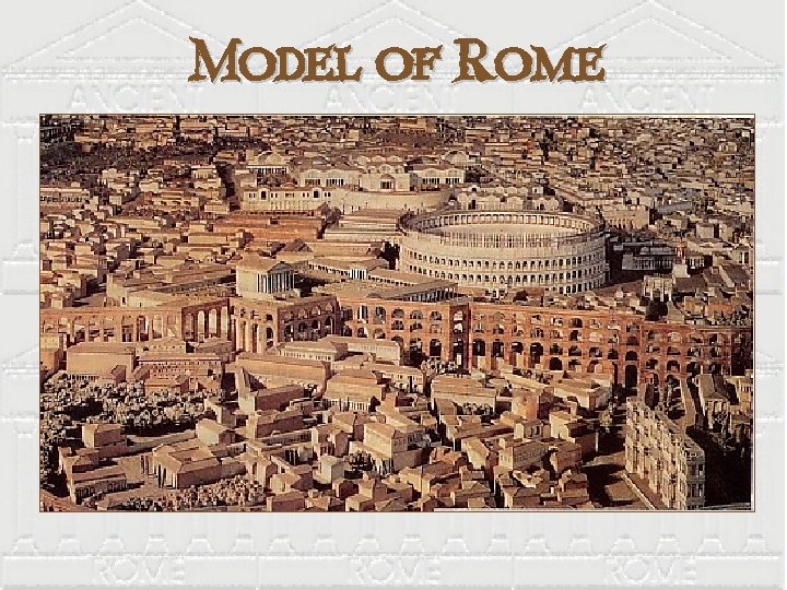 Model of Rome 