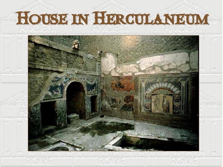 House in Herculaneum 
