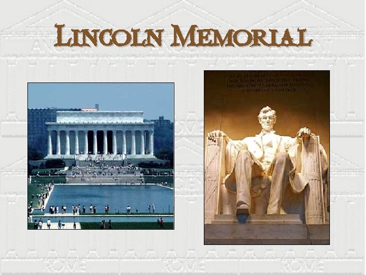 Lincoln Memorial 