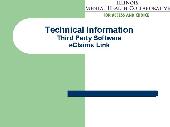 Technical Information Third Party Software e. Claims Link 