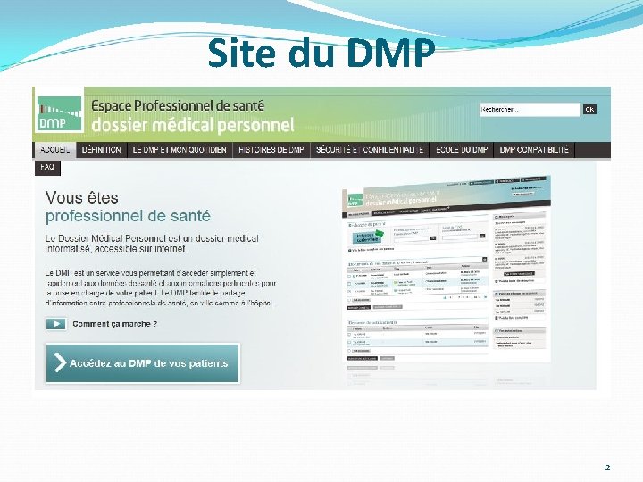 Site du DMP 2 