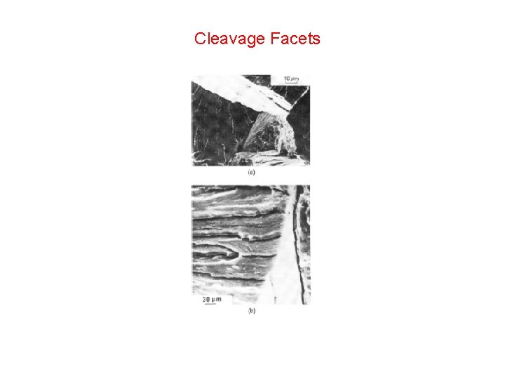 Cleavage Facets 