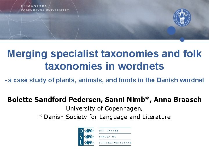 Merging specialist taxonomies and folk taxonomies in wordnets - a case study of plants,