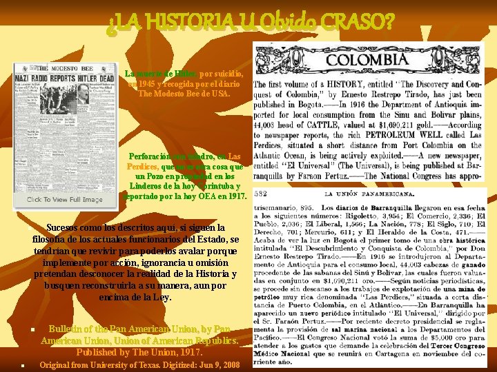 ¿LA HISTORIA U Olvido CRASO? La muerte de Hitler, por suicidio, en 1945 y