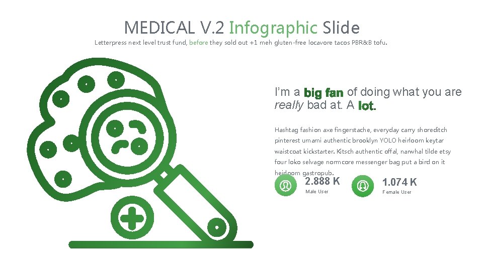 MEDICAL V. 2 Infographic Slide Letterpress next level trust fund, before they sold out