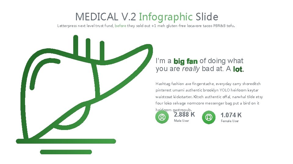 MEDICAL V. 2 Infographic Slide Letterpress next level trust fund, before they sold out