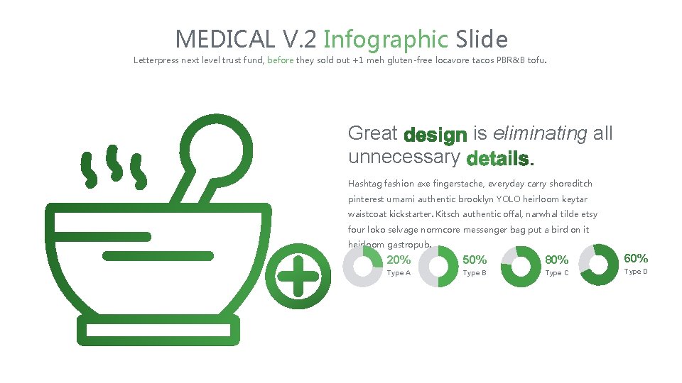 MEDICAL V. 2 Infographic Slide Letterpress next level trust fund, before they sold out