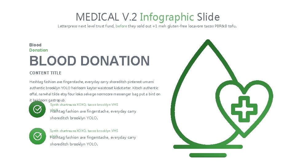 MEDICAL V. 2 Infographic Slide Letterpress next level trust fund, before they sold out