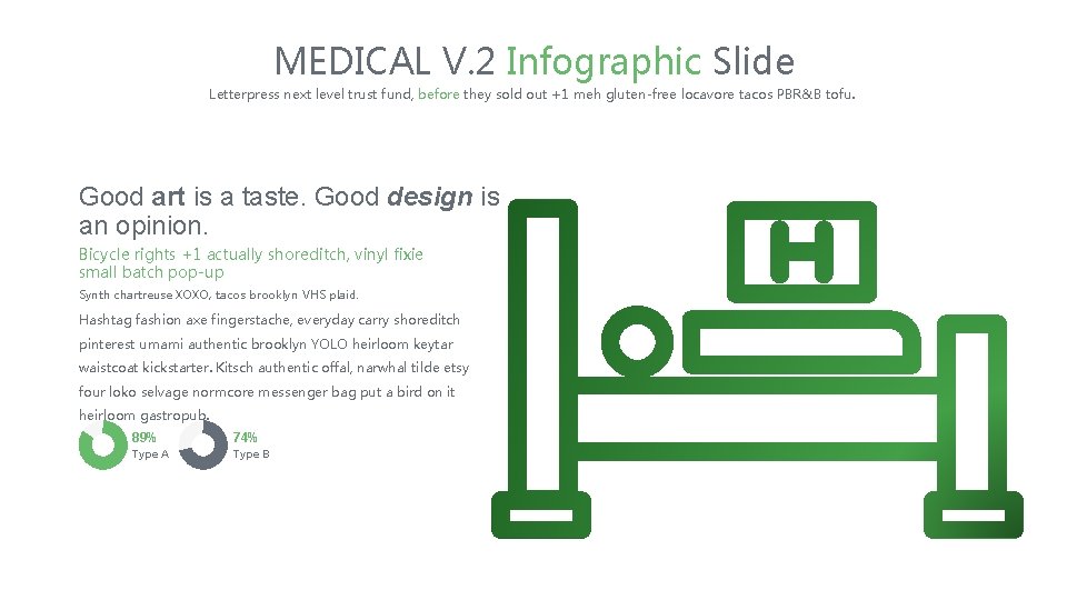 MEDICAL V. 2 Infographic Slide Letterpress next level trust fund, before they sold out