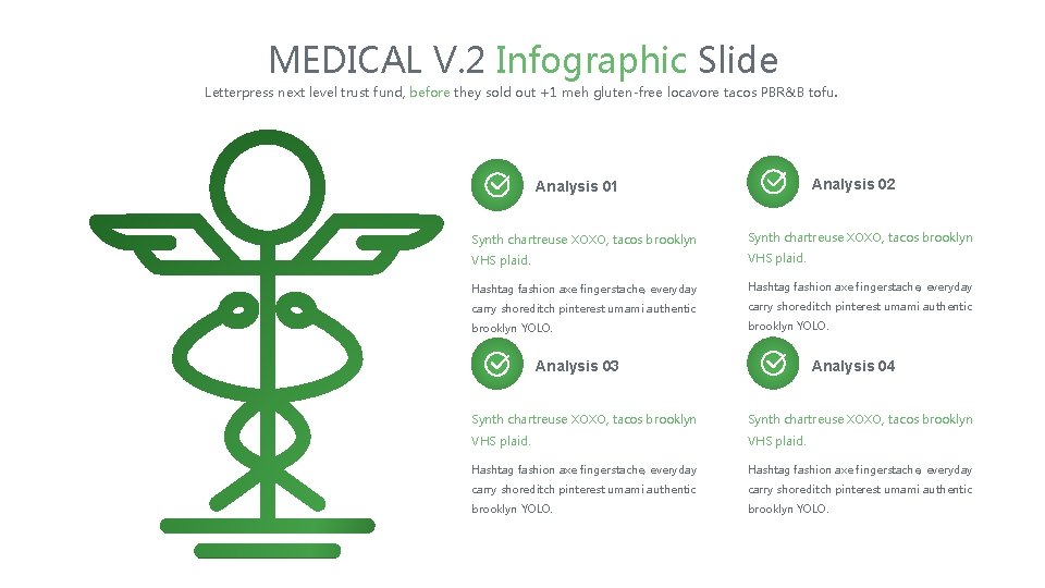 MEDICAL V. 2 Infographic Slide Letterpress next level trust fund, before they sold out