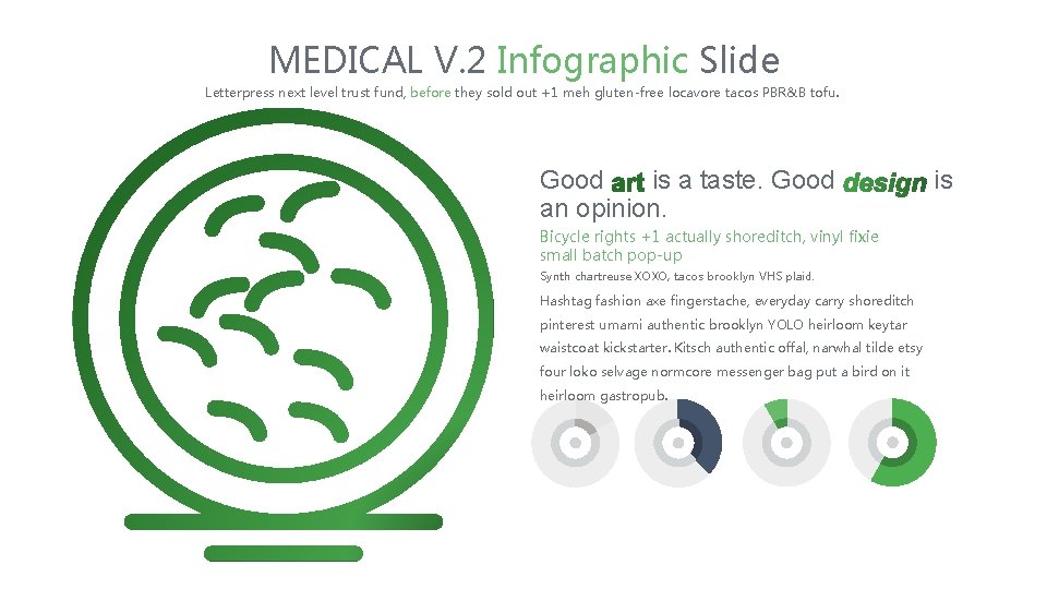 MEDICAL V. 2 Infographic Slide Letterpress next level trust fund, before they sold out