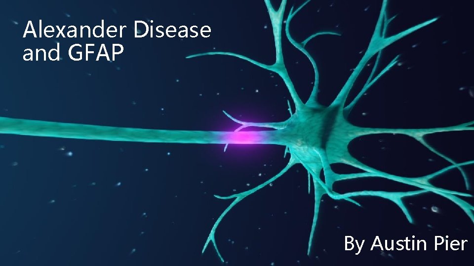 Alexander Disease and GFAP By Austin Pier 