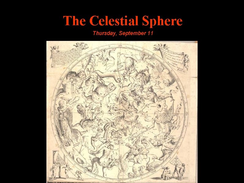 The Celestial Sphere Thursday, September 11 