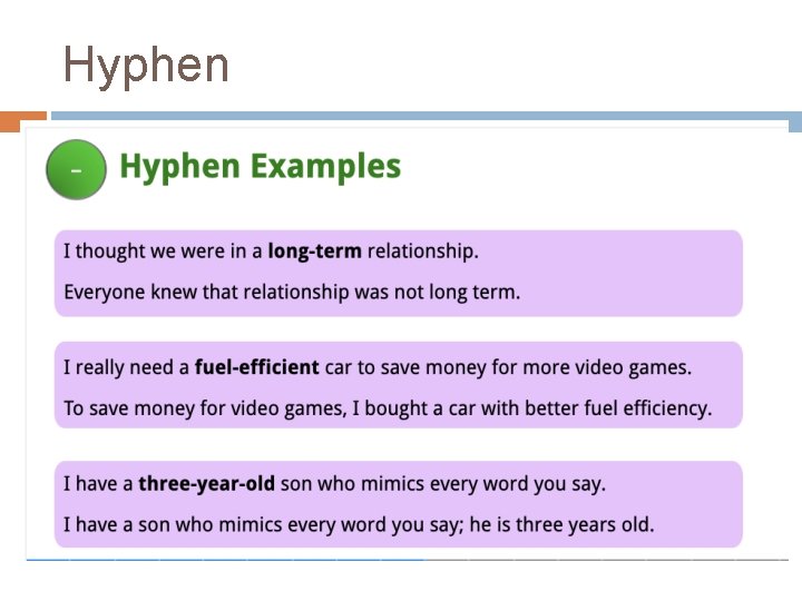 Hyphen 
