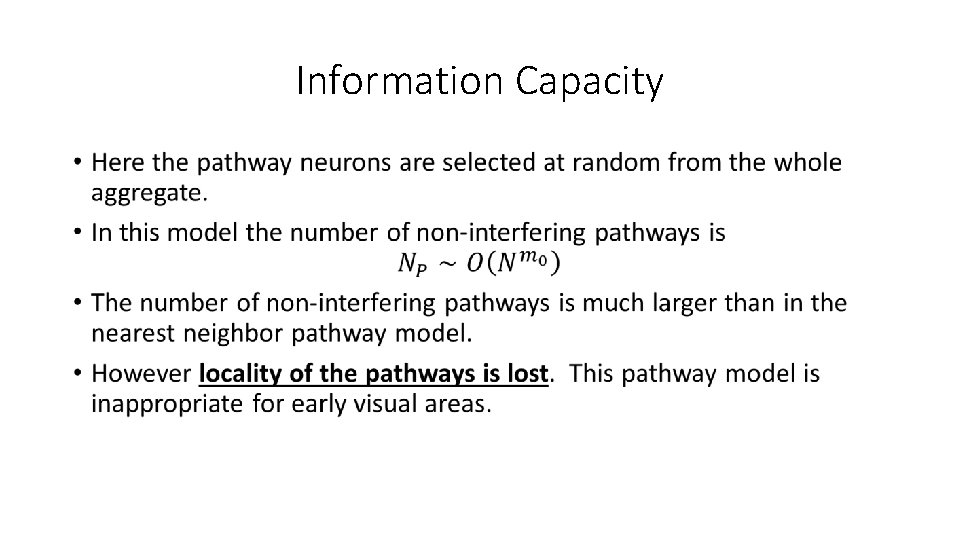 Information Capacity • 