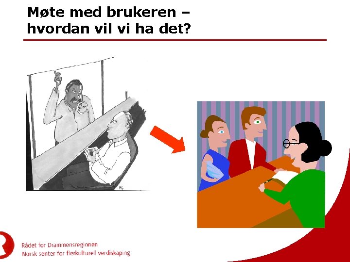 Møte med brukeren – hvordan vil vi ha det? 