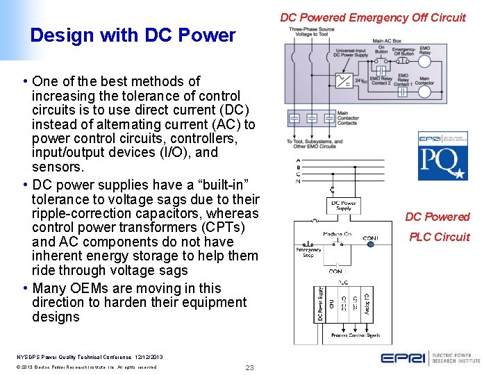 DC Powered Emergency Off Circuit Design with DC Power • One of the best