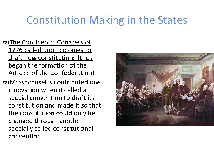 Chapter 8 The Confederation and the Constitution 1776