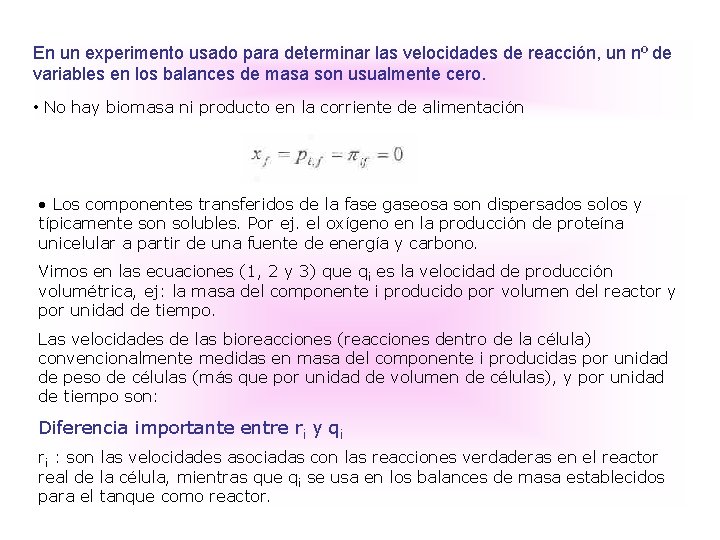 En un experimento usado para determinar las velocidades de reacción, un nº de variables En un experimento usado para determinar las velocidades de reacción, un nº de variables