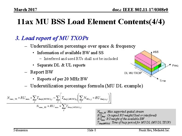 March 2017 doc. : IEEE 802. 11 -17/0308 r 0 11 ax MU BSS