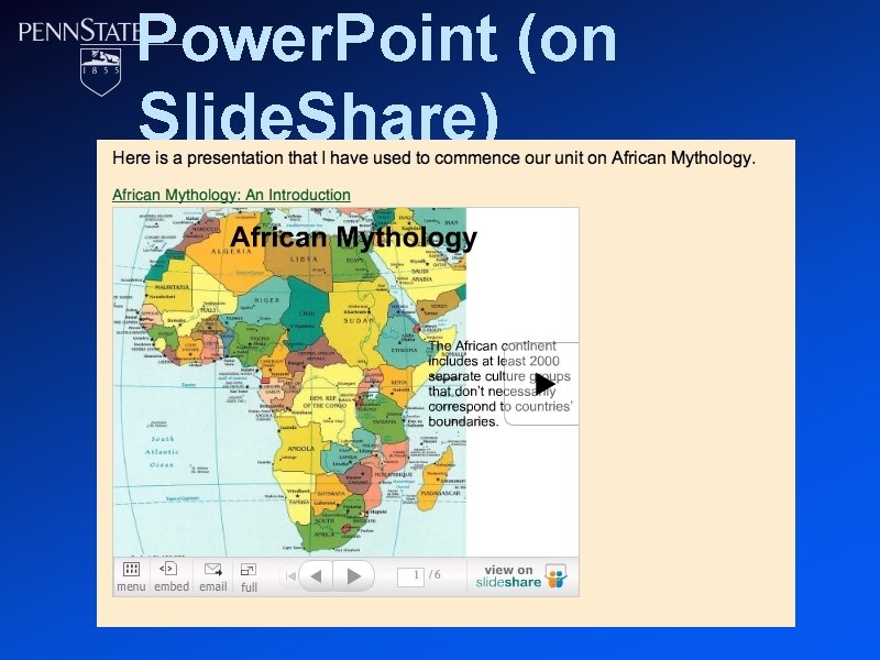 Power. Point (on Slide. Share) 