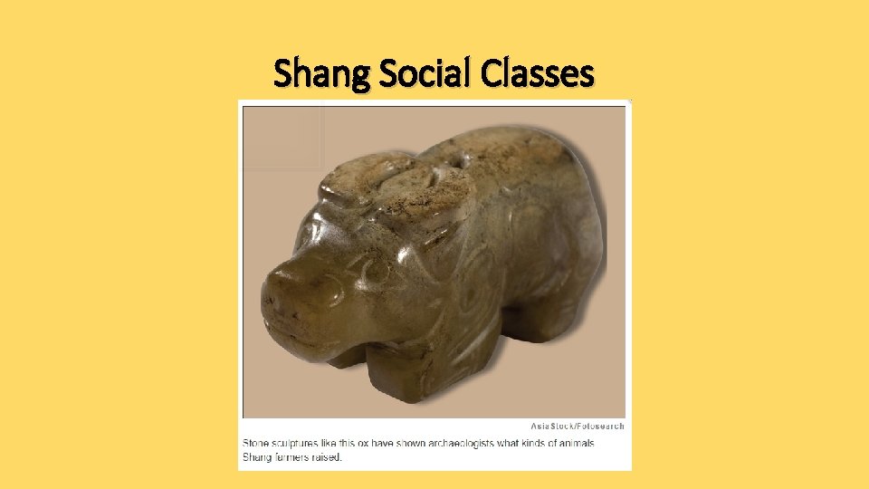 Shang Social Classes 