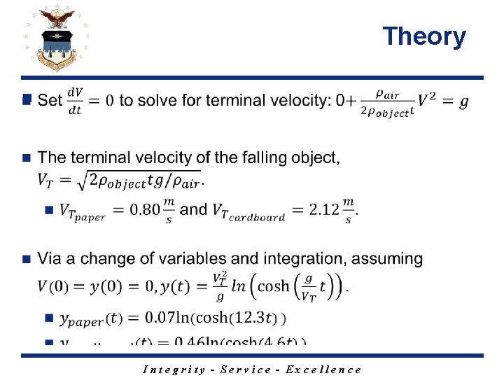 Theory n Integrity - Service - Excellence 