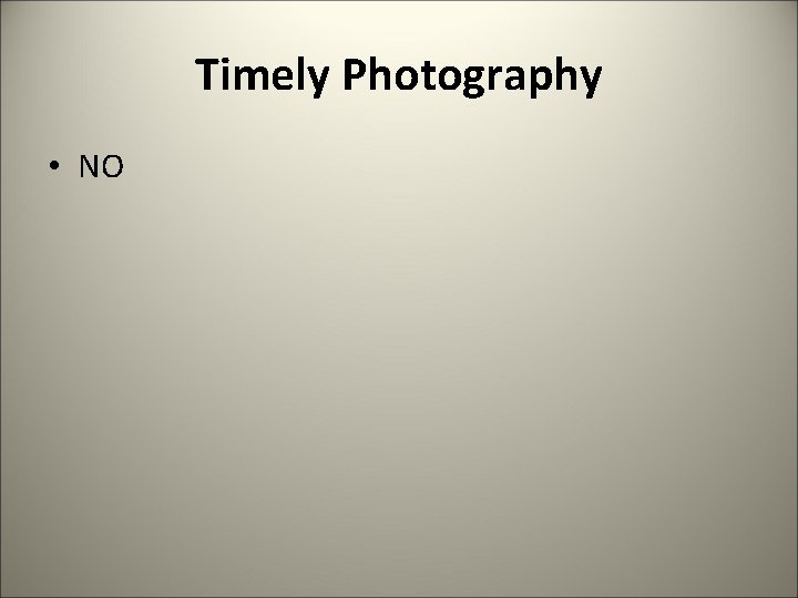 Timely Photography • NO 