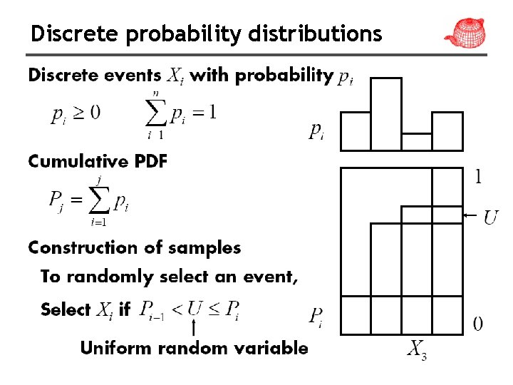 Discrete probability distributions 