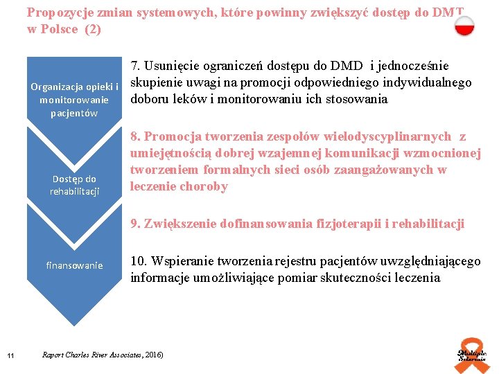 Propozycje zmian systemowych, które powinny zwiększyć dostęp do DMT w Polsce (2) Organizacja opieki