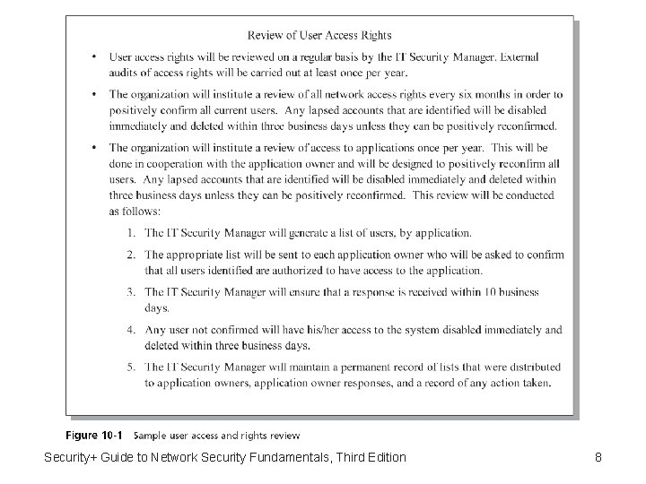 Security+ Guide to Network Security Fundamentals, Third Edition 8 