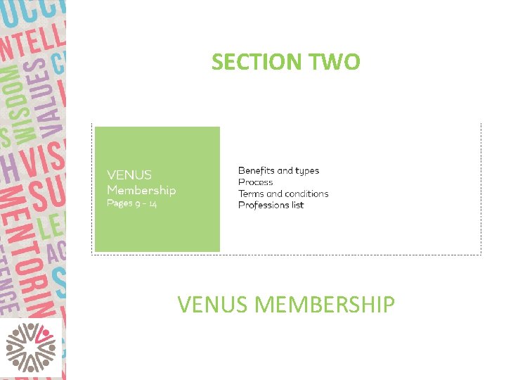 SECTION TWO VENUS MEMBERSHIP 