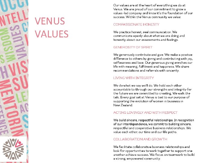 VENUS VALUES 