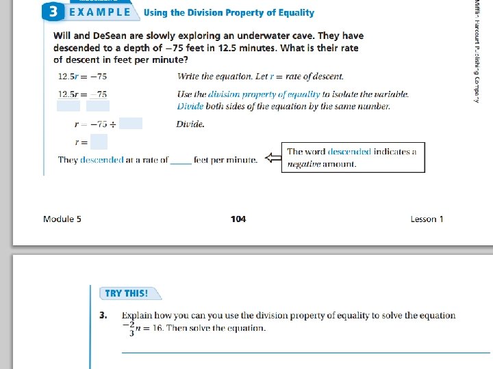 Solving Equations with Rational Numbers Warm Up Add