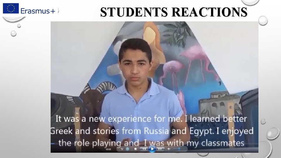 STUDENTS REACTIONS 