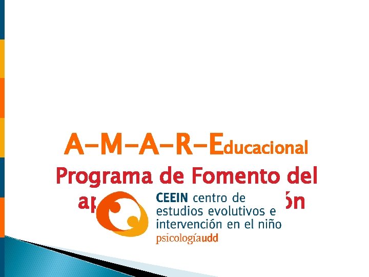 A-M-A-R-Educacional Programa de Fomento del apego en la Educación Preescolar 