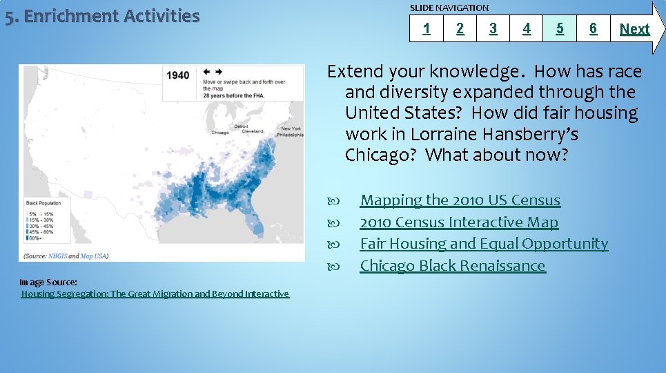 SLIDE NAVIGATION 5. Enrichment Activities 1 2 3 4 5 6 Next Extend your SLIDE NAVIGATION 5. Enrichment Activities 1 2 3 4 5 6 Next Extend your