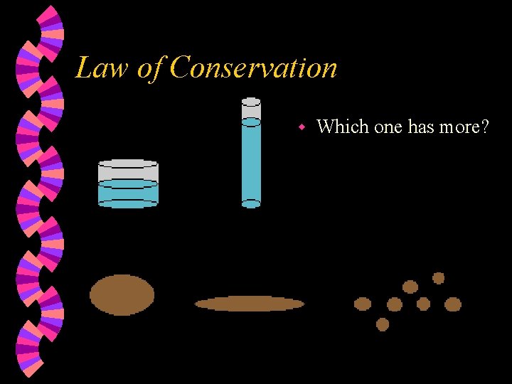 Law of Conservation w Which one has more? 