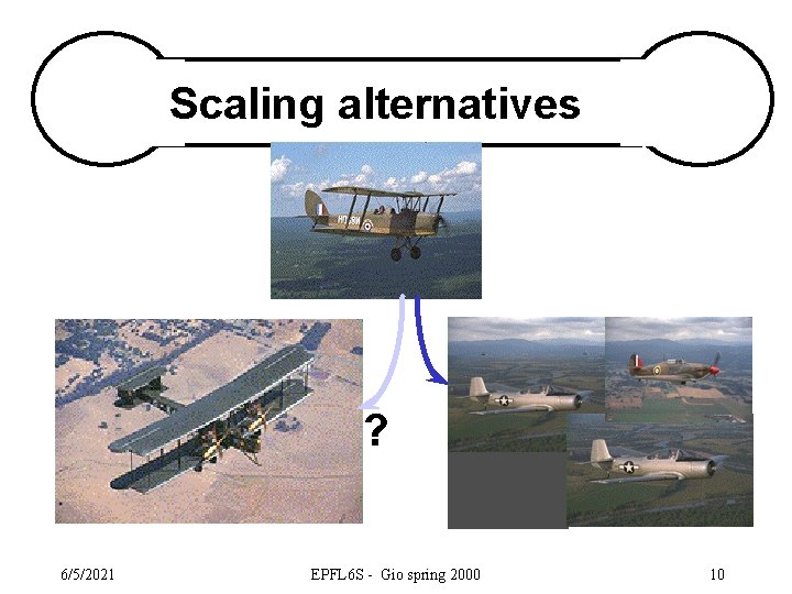 Scaling alternatives ? 6/5/2021 EPFL 6 S - Gio spring 2000 10 