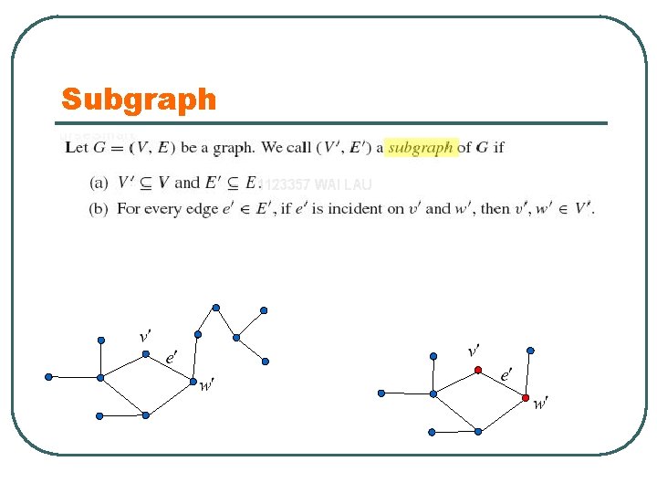 Subgraph 