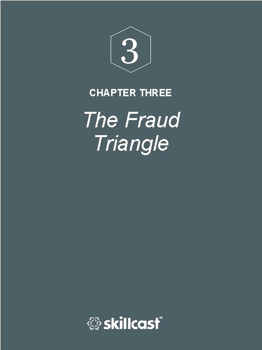 3 CHAPTER THREE The Fraud Triangle 