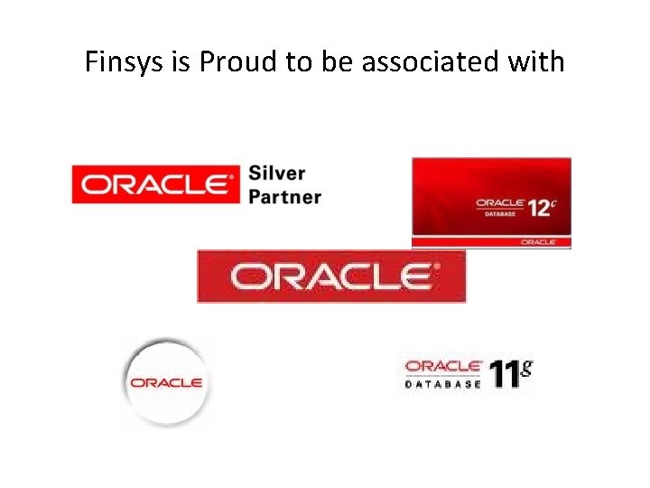 Finsys is Proud to be associated with 